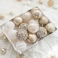 Miniatyrbilde 4 av 5: WJTG Dekorasjoner 2023 Julekuler Treballer Anheng Jul Hjem Hyggelig Fest Bryllup Ornament Forsyninger Plast J LGL 24PCS