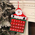 Miniatyrbillede 5 af 5: DIY Kalender Julekalender Sæt Filtstof Nedtællingstræ med 24 Legetøjslommer til Juledekorationer Hængende Dekorationer (LGL)