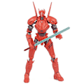 Miniatyrbilde 5 av 5: Pacific Rim 2 Gipsy Avenger Actionfigurer Bevegelig Modell Mech Robotfigur Obsidian Fury Saber Athena Samleobjekt Modellleke [LGL] Obsidian Fury