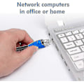 Miniatyrbillede 3 af 5: 50m Cat6 Udendørs Vandtæt Direkte Nedgravning Ethernet Netværkskabel - Utp - Cca - 550 Mhz - Sort 50 Meter LGL