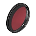 Miniatyrbild 1 av 5: FOTGA 62mm Justerbart Infrarött Filter IR Pass X-Ray Linsfilter Variabelt från 530nm till 750nm Kompatibelt LGL Red Pack of 1