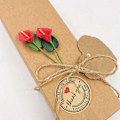 Miniatyrbillede 3 af 5: 144 x Små Røde Calla Lilje Kunstige Skum Blomster til Håndværk Gaveæske Kortfremstilling DIY Bryllup Fødselsdagsfest Dekoration (LGL)