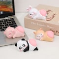Miniatyrbillede 5 af 5: Tegneserie Pop Klem Røv Stress Relief Fidget Legetøj Med Silikone Røv LED Natlampe LGL Rabbit