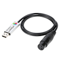 Miniatyrbillede 1 af 5: Lixada USB til DMX Interface Adapter LED DMX512 Computer PC Scenebelysningscontroller Lysdæmper LGL