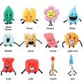 Pikkukuva 3 / 3: Taistelu unelmasaaresta -pehmolelu, Bfdi-pehmolelut täytetyt nukkelelut lapsille pojille tytöille syntymäpäivä Style 2
