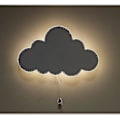 Miniatyrbilde 4 av 4: (Sky) Hvit Tre Nattlampe Veggmontert Barneromsbelysning LGL