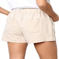 Pikkukuva 4 / 4: Naisten olohousut rento pyjamashortsit taskuilla yksiväriset shortsit LGL Beige XXL