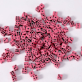 Miniatyrbild 3 av 5: 50 st/parti Tärningar 8mm 6 färger Plast Vit Spel Tärning Standard Sexsidig Beslutare Födelsedagsfester Brädspel Drop Shipping Yellow
