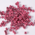 Miniatyrbilde 3 av 5: 50 stk/parti terninger 8mm 6 farger plast hvit spill terning standard seks sider avgjører bursdagsfester brettspill drop shipping Green