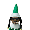 Pikkukuva 3 / 5: Snoop On A Stoop -tonttunukke Resin Plush -nukke Pehmeä Tuntuma Nukke Leikkikalu Koriste Joulujuhliin Loma Koti Puutarha Sisustus A Green