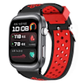 Miniatyrbilde 2 av 3: Kompatibel med Huawei Watch D2 Silikon Klokkereim Justerbar Pustende Erstatningsreim LGL MultiColor