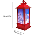 Miniatyrbilde 2 av 5: LED Julelykt, Hjemmeinnredning, Lys med LED Telys, Hengende Lykt for Juledekorasjon (LGL)