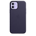 Miniatyrbillede 1 af 4: Læder Telefon Cover Til Iphone 12/12 Pro Læder Cover Med Magsafe LGL Deep Violet