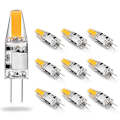 Pikkukuva 2 / 2: 10 kpl G4 LED-lamppuja COB LED-siru 1505/1508 2W Korvaava halogeenilamppu Halogeenikiskolamppu (Lämmin valkoinen) LGL As Shown 3pcs