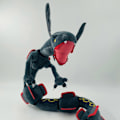 Pikkukuva 4 / 5: 80 cm musta Rayquaza-pehmolelu LGL black