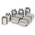 Pikkukuva 1 / 5: 10 kpl Insert Nut Vähentävä Korjaus M6x1.0 Naaras ja M10x1.5 Uros Kierrejatkotyökalu (LGL)