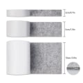 Miniatyrbild 5 av 5: Grå 3 rullar självhäftande filt för möbler (100 cm * 10 cm + 100 cm * 5 cm + 100 cm * 2 cm) Klipp valfri form, starkt självhäftande glidmattetejp, för stol