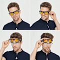 Pikkukuva 4 / 5: Yöajolasit - Pimeänäkölasit Monivärinen Monivärinen (LGL) MultiColor 1-Pack