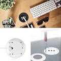 Pikkukuva 3 / 5: 5 cm Pöytäreiän USB-virtapistoke 2 tuuman upotettu pistorasia USB-läpivienti [GGL]