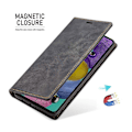 Miniatyrbillede 2 af 5: Til Samsung Galaxy A12 Cover, Blødt TPU Stødsikkert Flip Cover - Sort (LGL)