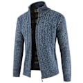 Miniatyrbilde 2 av 4: Cloudstyle Fleece Cardigan med ståkrage for menn LGL Blue S