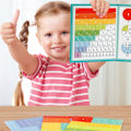 Miniatyrbild 3 av 5: Matematik Manipulativ Magnetisk Trä Fraktionsbok Set Pedagogisk Matematikinlärning Helt Ny LGL