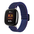 Pikkukuva 2 / 5: Nyloninen kellon ranneke Fitbit Versa 3/4 -kelloon (LGL) Mörkblå Mørkeblå