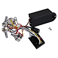 Miniatyrbild 2 av 5: 2-bands aktiv basgitarr EQ Equalizer Preamp Krets Pickup Svart ju (LGL)