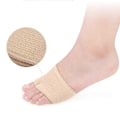 Miniatyrbild 4 av 4: 4-pack Metatarsaldynor för främre trampdynan för kvinnor och män - Hallux valgus, främre trampdynor med inbyggd mjuk gelkudde LGL khaki L