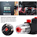 Pikkukuva 5 / 5: 40A Auton vedenpitävä katkaisija, 12V-24V DC Inline sulakepesä, manuaalinen nollauskytkin auton audio sulake, Inline sulakerasia (LGL)
