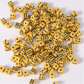 Miniatyrbilde 5 av 5: 50 stk/parti terninger 8mm 6 farger plast hvit spill terning standard seks sidet avgjører bursdagsfester brettspill drop shipping Red White point