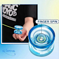Miniatyrbillede 2 af 5: Yoyo - Magic Toy Yoyo K2, Transparent, Farverig, Til Drenge, Klassisk, Barndom, Bold, Til Begyndere LGL K2 Orange