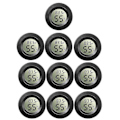 Miniatyrbild 1 av 5: 10-pack Mini Hygrometer Termometer Digital LCD-skärm För Växthus Barnrum Reptil Inkubator (LGL)