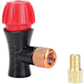 Miniatyrbilde 1 av 5: Sykkelventilpumpe, bærbar pumpehodeadapter for pneumatisk luftpumpe, erstatning for dobbel ventilhode for terrengsykkel og landeveissykkel (LGL)
