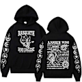 Miniatyrbillede 3 af 4: Xaden Riorson House Hættetrøjer Iron Flame Dragon Rider Fourth Wing Emblem Sweatshirt Basgiath War Herre Mode Cool Oversized Hættetrøje LGL A5273-black M