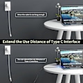 Miniatyrbild 2 av 5: Thunderbolt 4 Förlängningskabel, USB-C Kabel Hane till Hona Stöder 8k/5k@60hz Video / 40gbps Dataöverföring / 100w Laddning(0.8m) LGL