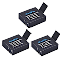 Miniatyrbillede 1 af 5: 3 stk. 900mAh Sj4000 PG1050 Batteri Genopladeligt Batteri til SJ4000 WiFi SJ5000 WiFi Plus M10 SJ5000x SJCAM Action Kamera LGL
