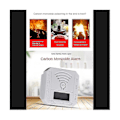 Miniatyrbillede 4 af 5: Mini Kulilte Detektor, CO Kulilte Alarm Detektor med Digitalt Display og Lydalarm kompatibel LGL white