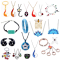 Pikkukuva 2 / 5: Tyttö Nainen Korut Riikinkukko Kaulakoru Riipus Käärmerannekoru Tarinat Cosplay Korut Asusteet Nainen Mies Lahjat Anime Korut LGL One Size 23