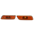 Miniatyrbillede 1 af 5: WJTG 2 stk. Sidemarkeringslysdæksel Foran Modificerede Dele Abs Blinklysindikatorhus 9188263 9188264 Kompatibel Volvo S80 99-06J LGL