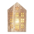 Miniatyrbild 1 av 5: Jul Trähus Dekor Jul LED Ljus Trähus Dekor Julfest Tillbehör Inomhus Heminredning Dekorativt Hus LGL B CHINA