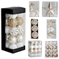 Miniatyrbilde 2 av 5: WJTG Dekorasjoner 2023 Julekuler Treballer Anheng Jul Hjem Hyggelig Fest Bryllup Ornament Forsyninger Plast J LGL 24PCS