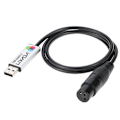 Miniatyrbilde 2 av 5: Lixada USB til DMX Grensesnitt Adapter LED DMX512 Datamaskin PC Scenebelysning Kontroller Dimmer LGL