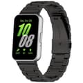 För Samsung Galaxy Fit 3 Tre Stål Metall Klockarmband LGL Black