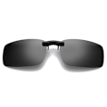 Miniatyrbillede 1 af 3: Clip-on solbriller sort 40x56mm sort (LGL)
