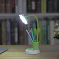 Miniatyrbilde 2 av 5: Skrivebordslampe for barn, LED-skrivebordslampe, dimbar nattbordslampe med berøringssensor, leselampe med pennholder (Grønn) (LGL)