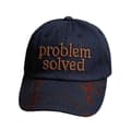 Unisex Casual Mörk Blodfläck Hatt Problem Löst Blodiga Kepsar (LGL) Blue