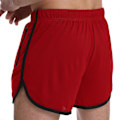 Miniatyrbillede 2 af 5: Sports Shorts Løbe Træningsshorts Åndbare Træningsshorts Gymnastikshorts med Lommer til Mænd - LGL Red M