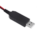 Pikkukuva 5 / 5: Universaali LR20 D Pariston Eliminointi USB-virtajohdolla Korvaa 2kpl 1.5V D LGL
