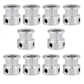 Miniatyrbillede 1 af 5: Pakke med 10 GT2 Timing Pulley med 20 tænder 3D-printertænder, 5 mm boring, 6 mm bredde (LGL)